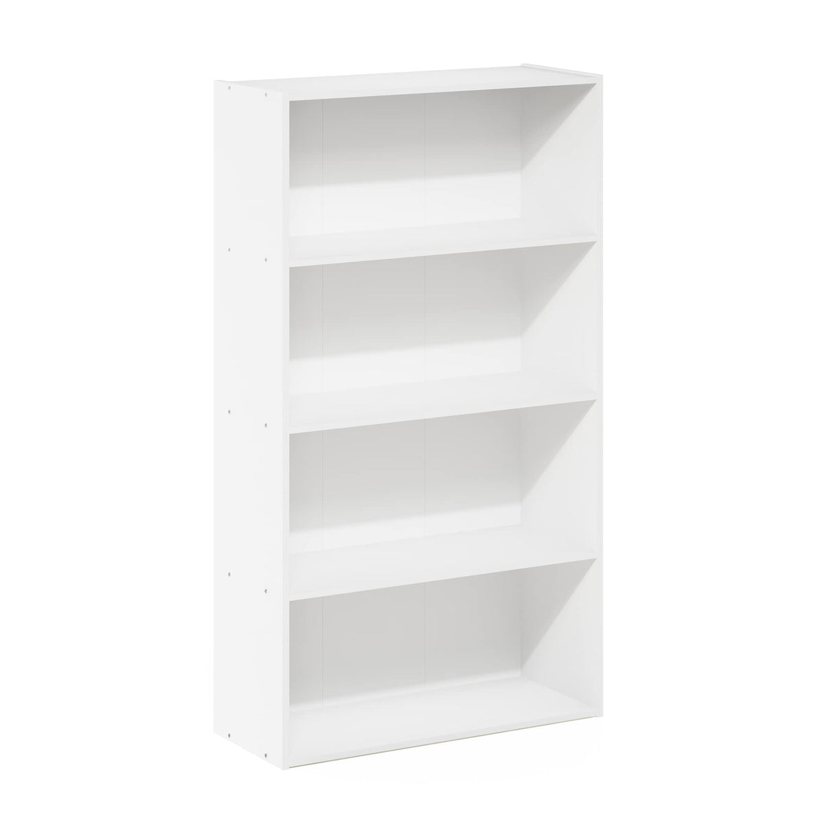 Furinno Pasir 4-Tier Bookcase/Bookshelf/Storage Shelves, White