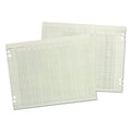 Wilson Jones Accounting Sheets, 20 Column, 9-1/4 X 11-7/8, 100 Loose Sheets/Pack, Green
