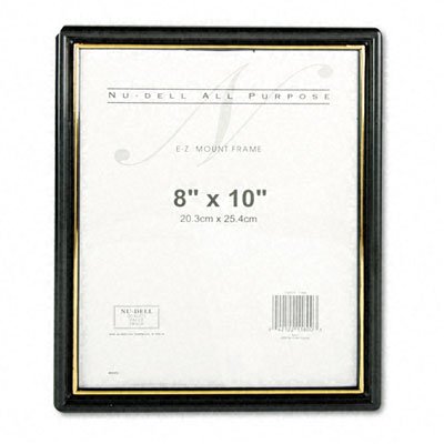 EZ Mount Document Frame, Plastic, 8 x 10, Black (5 Pack)