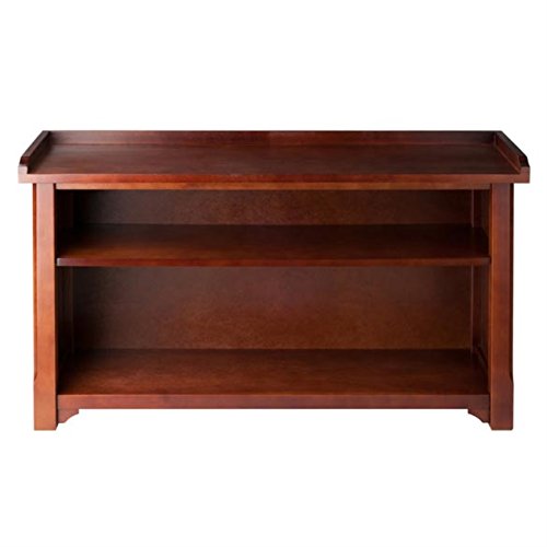 Ergode Wood Milan Bench | Versatile Seating & Storage | Walnut Finish | Foyer, Hallway, Playroom | Open Compartment with Shelf | 40'W x 14.17'D x 22.05'H | 37.48 lbs.
