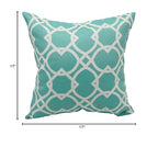 Blazing Needles Outdoor Geometric Throw Pillow, 17", Elipse Pool 2 Count