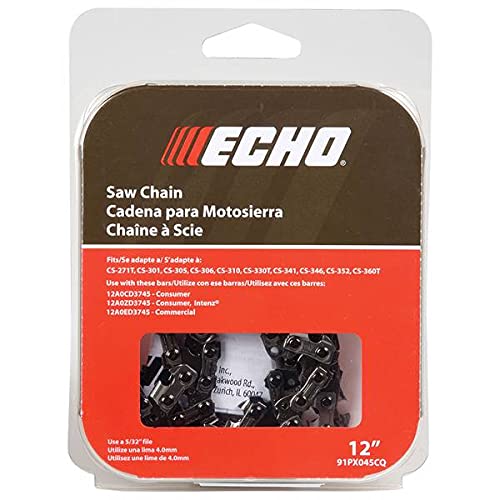Echo 91Px45Cq (3Pk) Genuine 12' Chain Cs-271T Cs-301 310 330T 341 346 91Px045Cq Oem + Free Ebook (Lawn You Dream Of)