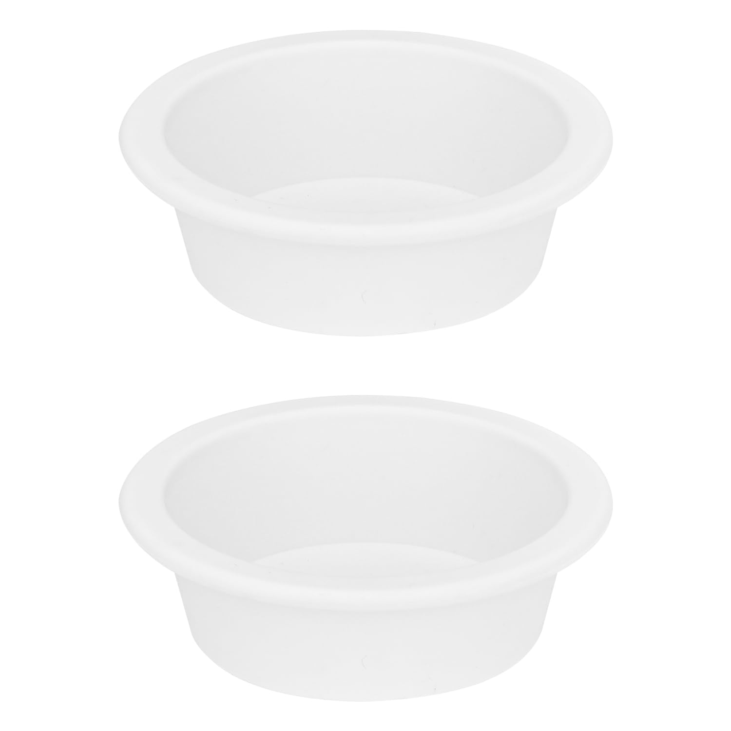 ASAWASA 2 Pcs Silicone Liners for Wax Warmer,No Mess, No Scrape, Long Lasting and Reusable, 2.48 in in Bottom Diameter (medium s