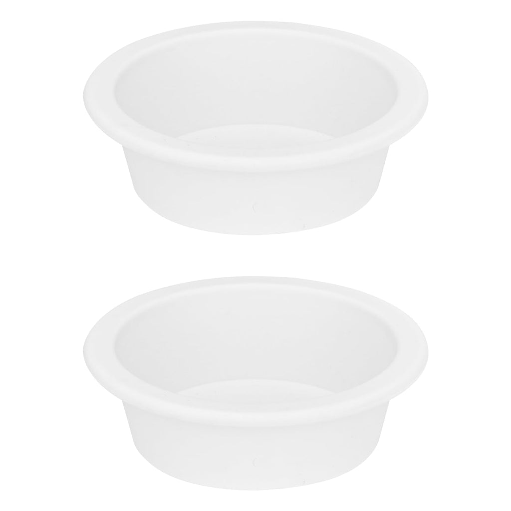 ASAWASA 2 Pcs Silicone Liners for Wax Warmer,No Mess, No Scrape, Long Lasting and Reusable, 2.48 in in Bottom Diameter (medium s