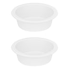 ASAWASA 2 Pcs Silicone Liners for Wax Warmer,No Mess, No Scrape, Long Lasting and Reusable, 2.48 in in Bottom Diameter (medium s