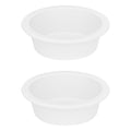 ASAWASA 4 Pcs Silicone Wax Warmer Liners for Pluggable, No Mess, No Scrape, Reusable,Long Lasting, 1.62 inch Bottom Diameter,2.0