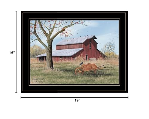 Summers End 2 Black Framed Print Wall Art