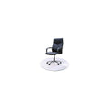CLEARTEX FC124848RG Chair Mat,Round,48",Clear,1/4" Thick