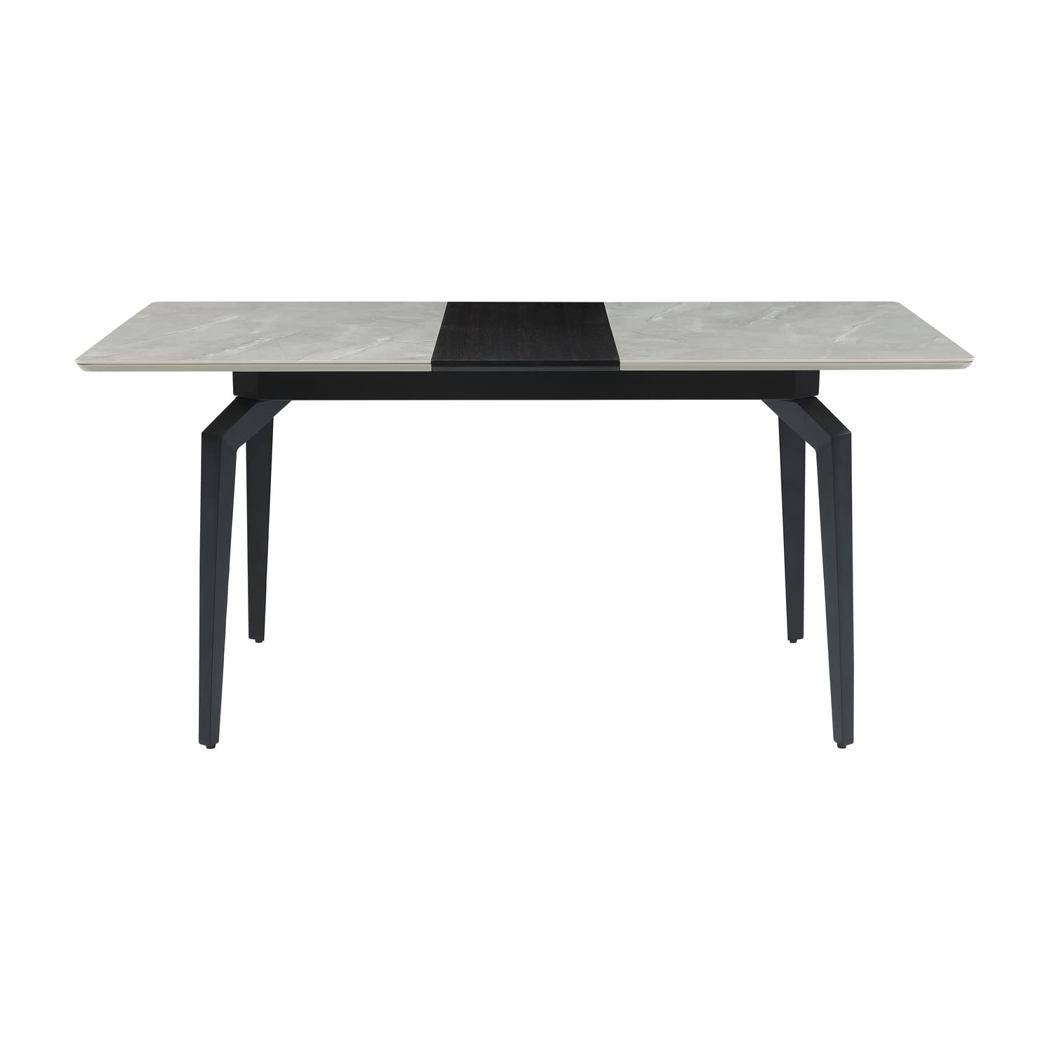 Coaster Home Furnishings Mina Rectangular Dining Table Grey Ceramic and Sandy Black