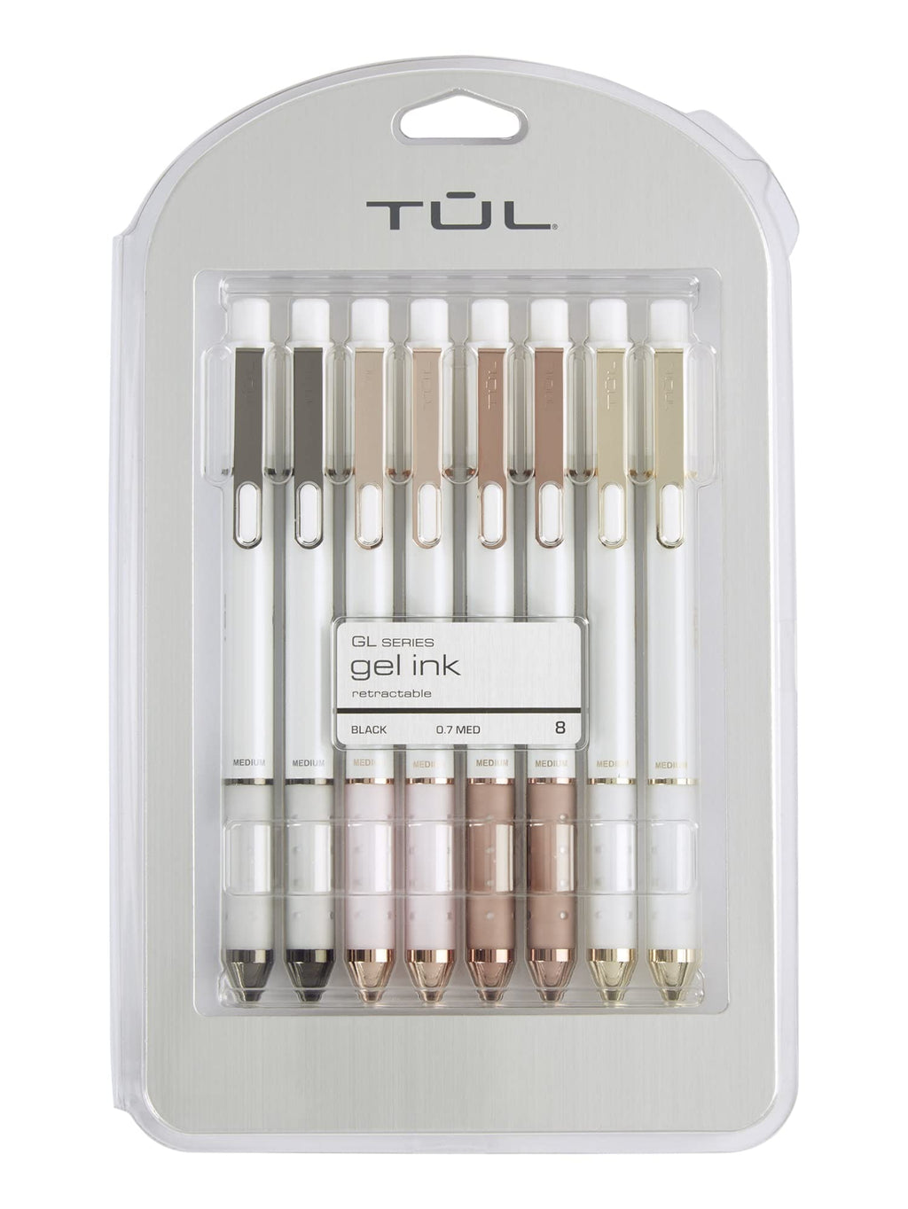 Tul Limited Edition Pearl Sunset Shades Mixed Metal 8 Pack Gel Pens