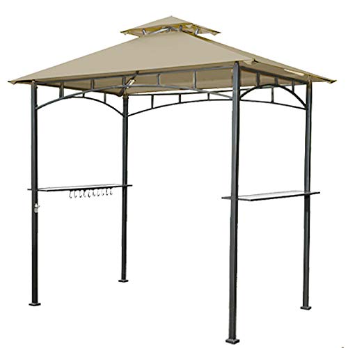 Garden Winds Replacement Canopy Top Cover For The Lighted Grill Gazebo - 350