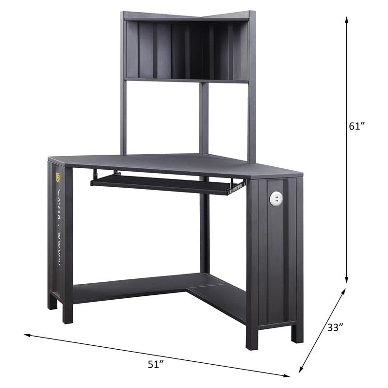 Acme Cargo Metal Corner Writing Desk - Thumbnail 4