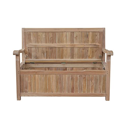 Anderson Teak Vilano Storage Bench - Thumbnail 3