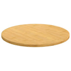 vidaXL Bamboo Table Top 27.6"x27.6"x1", Natural Material, Versatile Use for Bar, Coffee or Side Tables, Easy to Clean, Unique Grain Pattern