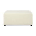 PureFit Super Stretch Soft FormFit Ottoman Cover Rectangle - Ottoman Slipcovers for Foot Stool & Folding Storage Furniture for L