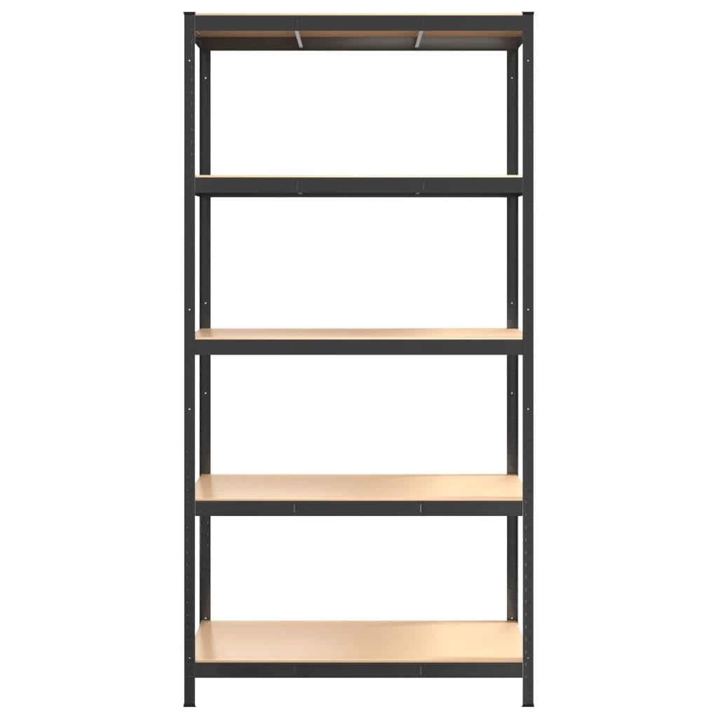 Vidaxl 5-Layer Storage Shelf Anthracite Steel&Engineered Wood