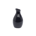 American METALCRAFT, Inc. BVJGB5, 2 1/8 Diameter x 3-7/8    High Ceramic Jug Vase, Black, 1 Count (Pack of 1)