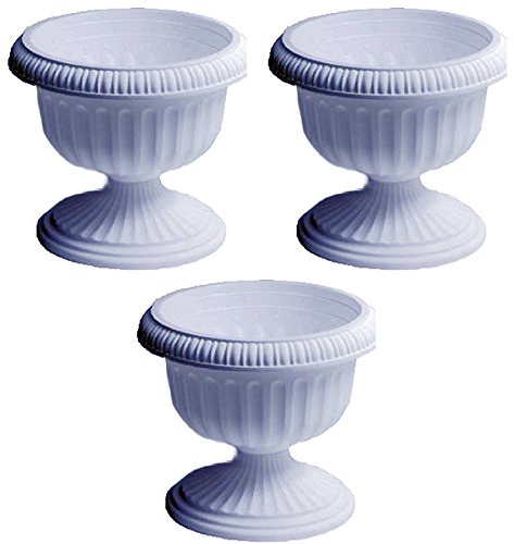 Att Southern Ur1212Wh 12-Inch White Grecian Urn Planter - Quantity 33
