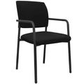 Deisy Dee Stretch Chair Slipcover Covers For Guest Reception Arm Chair (Only Chair Covers) C160 (Black)