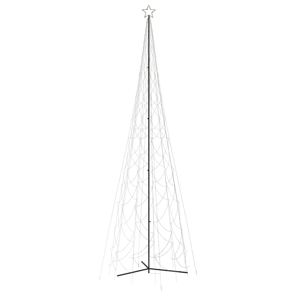 vidaXL Christmas Cone Tree Warm White 3000 LEDs 90.6&quot;x315&quot;