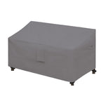Easy-Going Waterproof Patio Sofa Cover Uv Resistant 2 Seater Outdoor Loveseat Cover Weatherproof Lawn Patio Furniture Cover With Tape Sealed Seam (58Wx32.5Dx31H Inch, Grey)