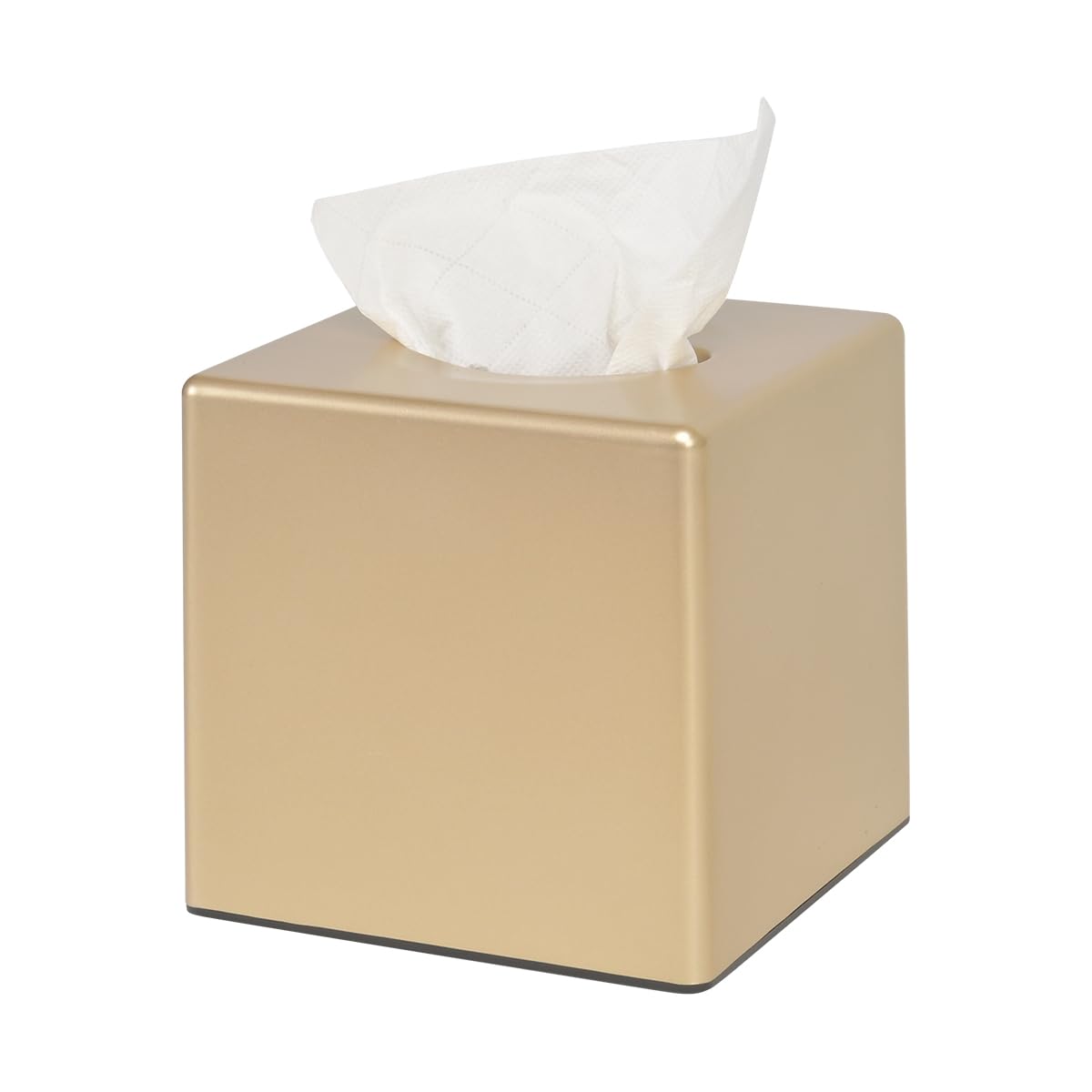 Y-in Hand Tissue Box Cover, Square Facial Tissue Holder Storage for Bathroom Vanity, Countertops, Dressers, Night Stand, Parlors