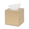 Y-in Hand Tissue Box Cover, Square Facial Tissue Holder Storage for Bathroom Vanity, Countertops, Dressers, Night Stand, Parlors