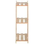Vidaxl Solid Pinewood Storage Rack, 3-Tier Versatile Design For Kitchens, Laundry Rooms, Offices, Garages, Crafts - 31.5"X11.2"X35.4"