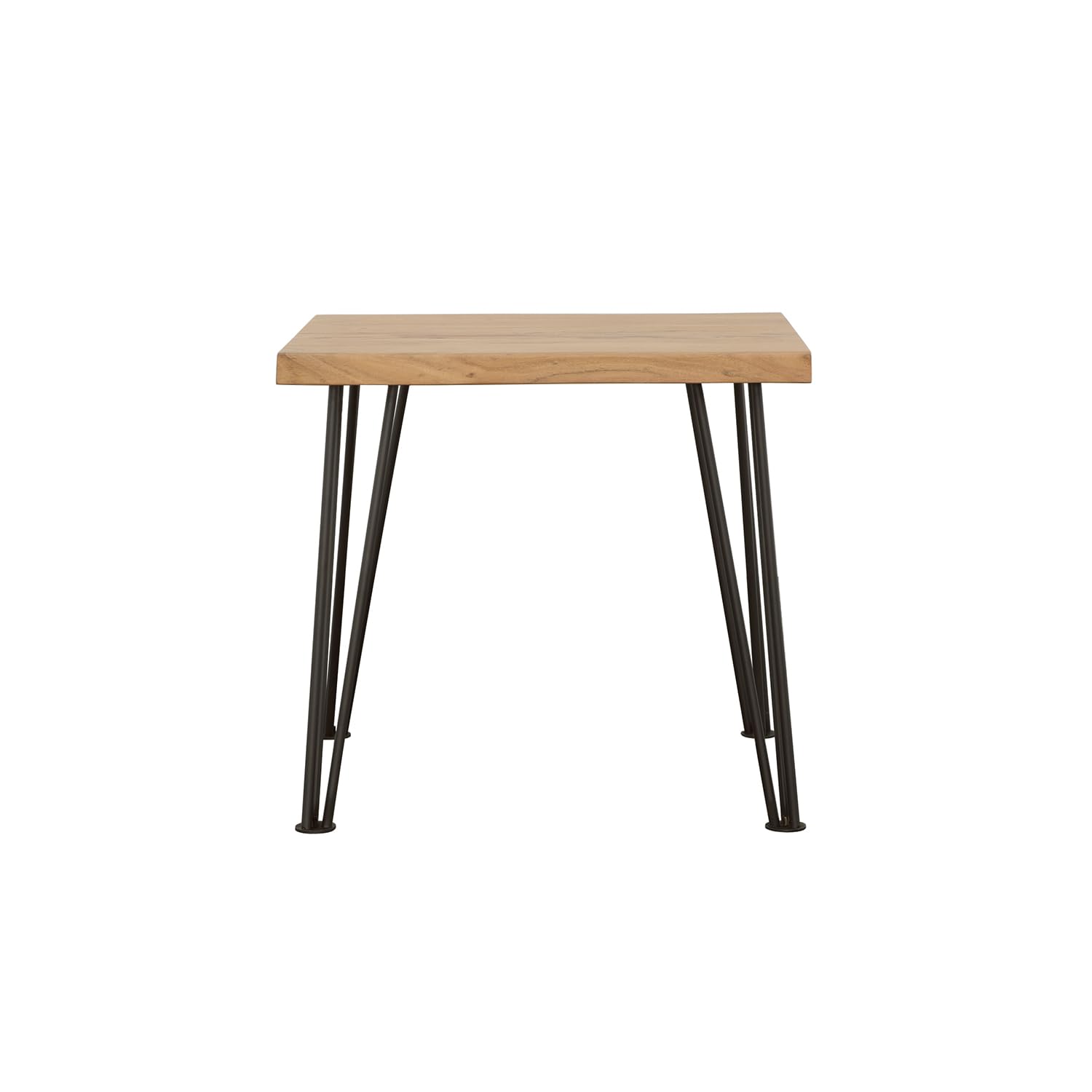 Coaster Home Furnishings Gano Hairpin Leg Natural and Matte Black end Table (723497)