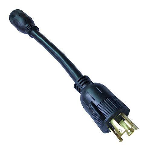 Parkworld 885255 Generator Adapter Cord 4-Prong Locking 30 Amp L14-30 Plug To 20 Amp Locking L14-20 Receptacle