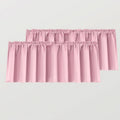 Mrs.Naturall Pink Valances for Windows 36x16 Inches Long
