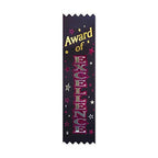 Beistle Award Of Excellence Value Ribbons, 11/2 By 61/4-Inch, 30-Pack,Multicolored