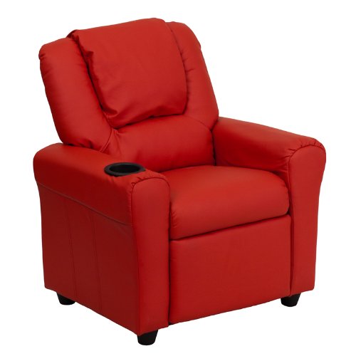 Custom Designed Kids Recliner with Cup Holder and Headrest with Your Personalized Name