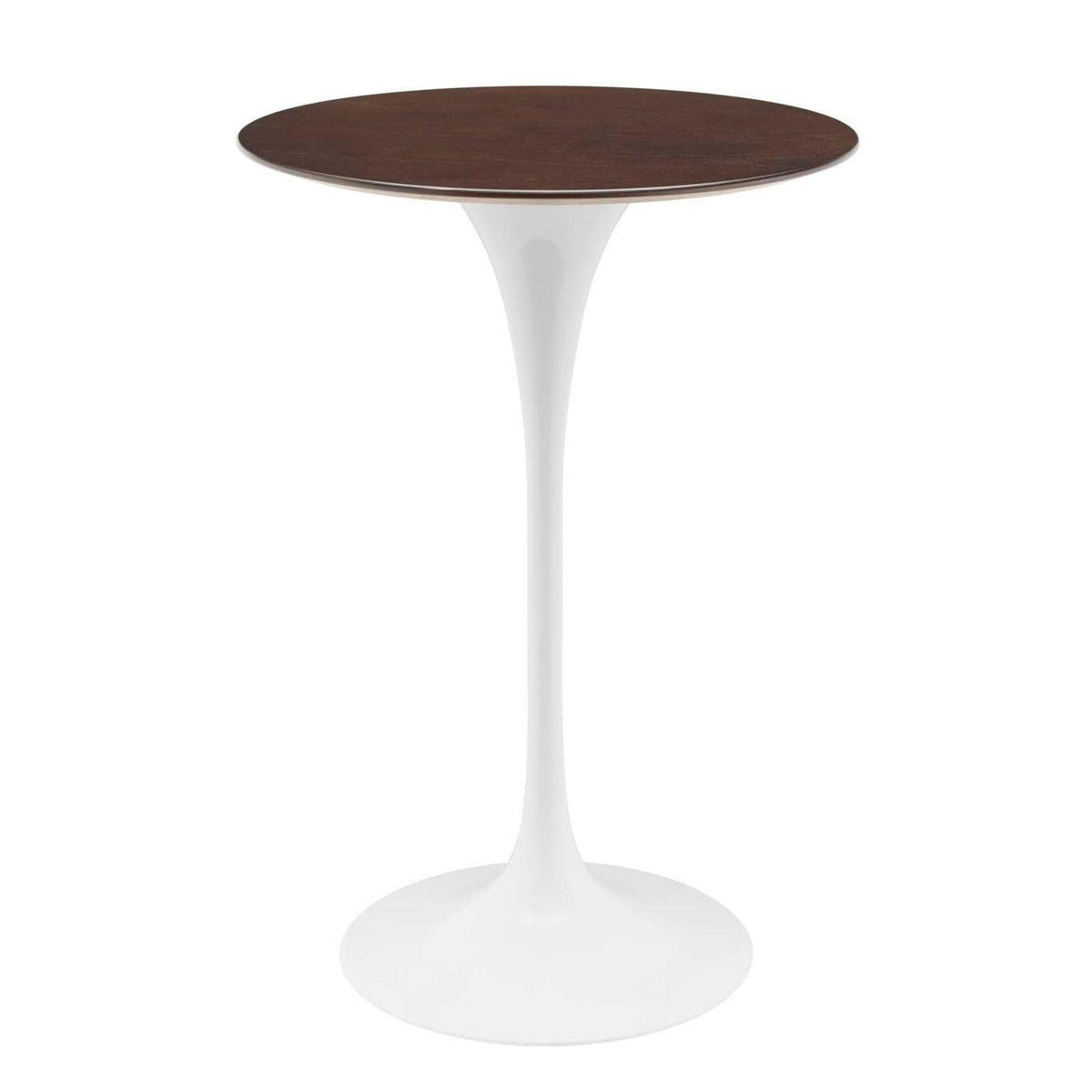 Modway Lippa Bar Table with White Cherry Walnut Finish EEI-5199-WHI-CHE