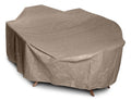 KoverRoos III 39484 XLarge High Back Dining Set cover 121 by 86 by 34Inch Taupe