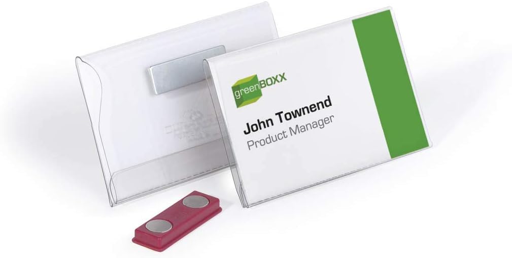 Magnetic Name Badge, 2-1/8 W X 3-1/2 H - 25 Bx