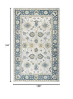Napoli Neutral 10' X 14' Hand-Tufted Rug