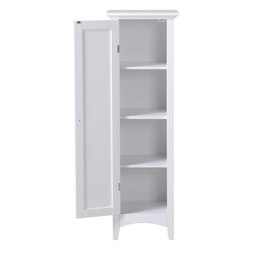 American Furniture Classics 25501 Os Home And Office One Door Tall Storage Pantry, Large, White, 1 Pantry