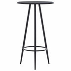 vidaXL Bar Table Indoor Outdoor Round Kitchen Dining Room Bistro Counter Tea Coffee Table Stand Furniture Oak 23.6"x42.3" MDF