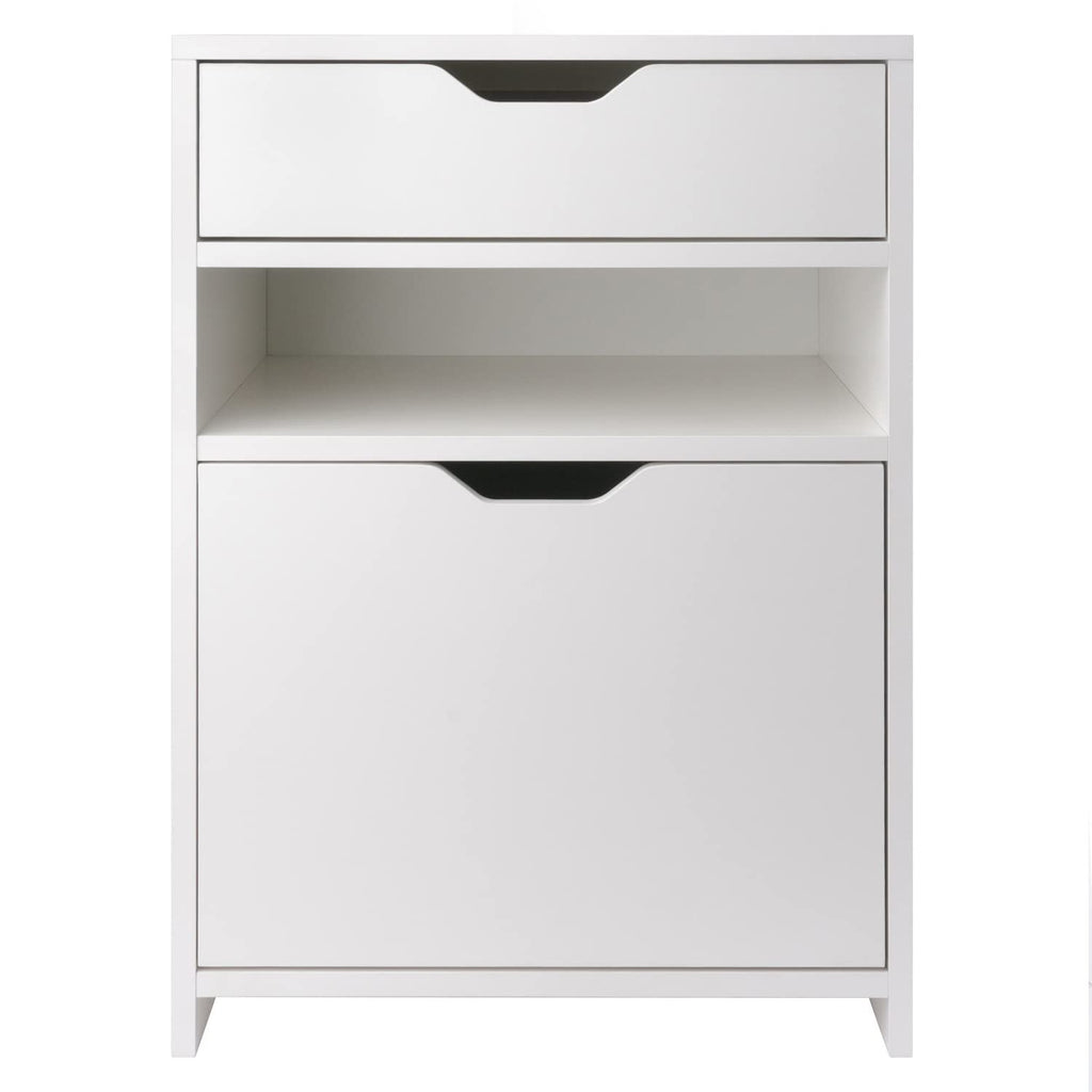 Winsome Wood Nova Filing Storage Cabinet - White