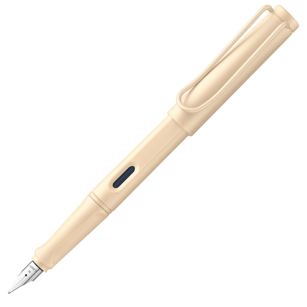 Lamy Safari Cosy Fountain Pen 020 Special Edition, Modern Fountain Pen In Cream Colour With Ergonomic Grip And Timeless Design,