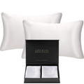 Queen Bee Silk - 2 Pack Silk Pillowcase For Hair And Skin - 22 Momme Mulberry Silk - Charmeuse Weave - Envelope Closure - Standa