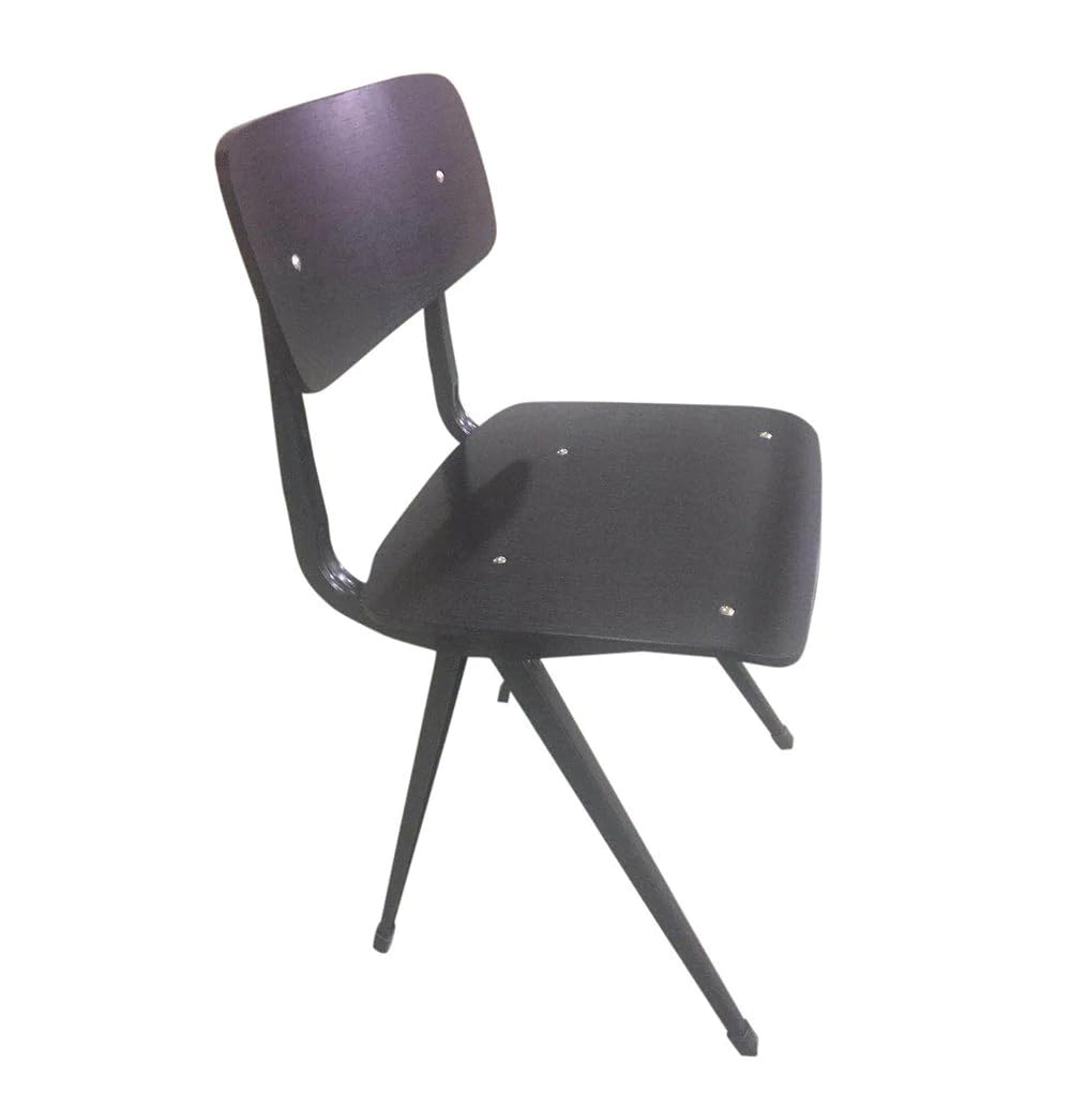 GFURN Rika Chair - Black Seat/Back & Black Frame