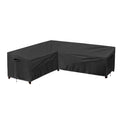 Purefit Outdoor Sectional Sofa Cover Waterproof L Shaped Patio Furniture Covers For Deck, Lawn And Backyard, 83”X104” Left Facing, Black
