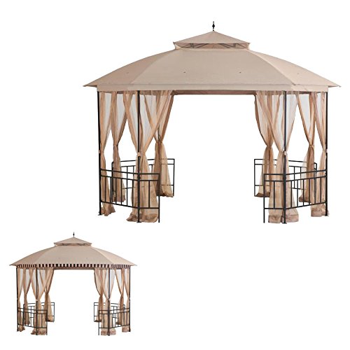 Garden Winds Replacement Canopy Top Cover For The Meijer Octagon Gazebo - 350