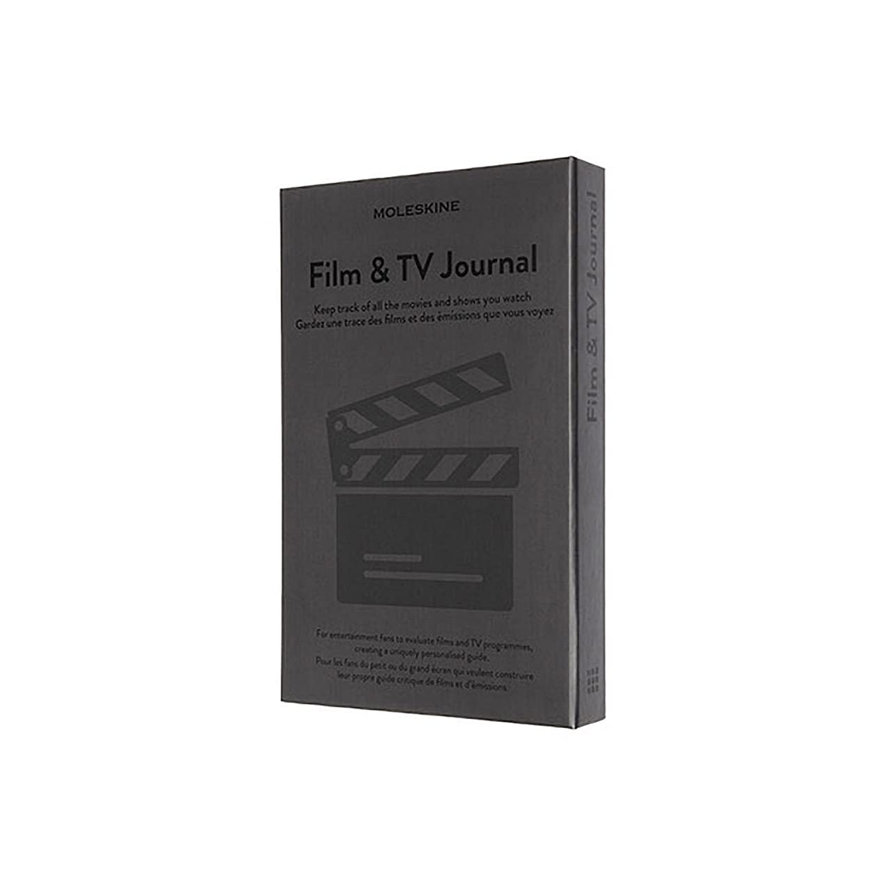Moleskine Passion Journal, Film & Tv, Hard Cover, Large (5' X 8.25') Black, 400 Pages