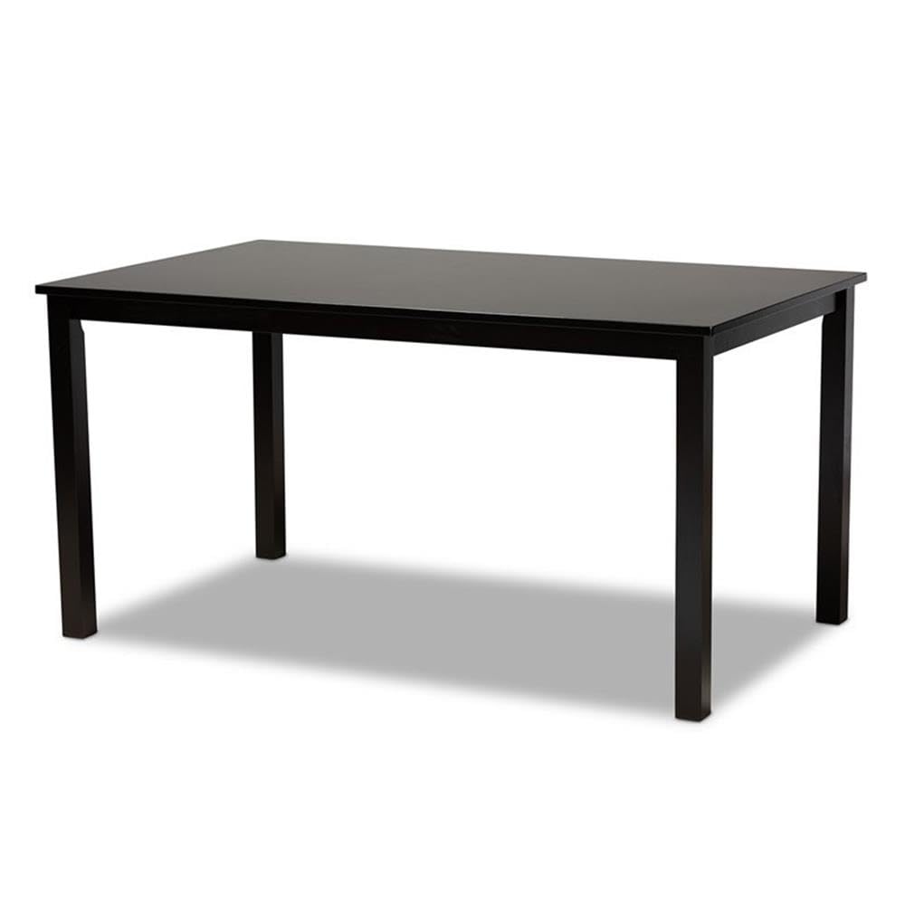 Baxton Studio Eveline Rectangular Dining Table - Thumbnail 2