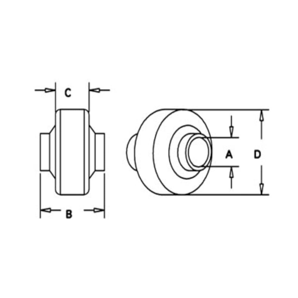 Reliable Aftermarket Parts Our Name Says It All -30545E1 Lift Arm Ball Joint Made For Various Tractor Models 1 1/8' Bore