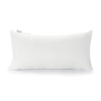 Acanva Throw Pillow Stuffer Inserts Decorative Rectangle Premium Sham Forms Cushion For Sofa Couch Chair, 12X24 Inch (Pack Of 1), White