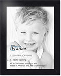 ArtToFrames 10x13 Inch Black Picture Frame, This 1.25 Custom Poster Frame is Black Steel Style, for Your Art or Photos - Comes w